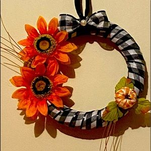 Sunflower wreath